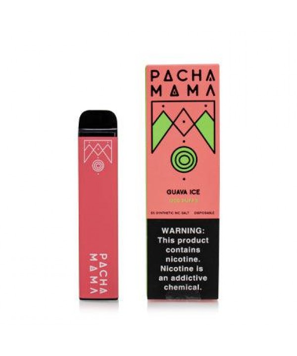 Pachamama Guava Ice | 1200 Puff Disposable Pachamama Guava Ice | 1200 Puff Disposable