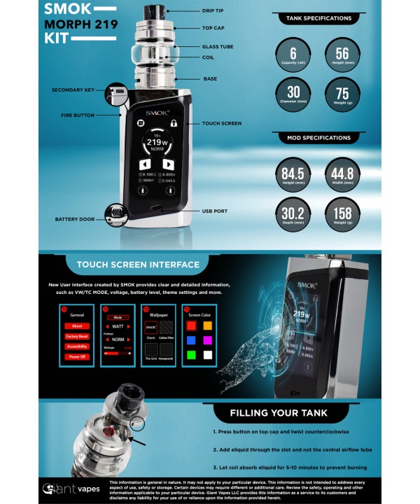 SMOK MORPH 219 Kit