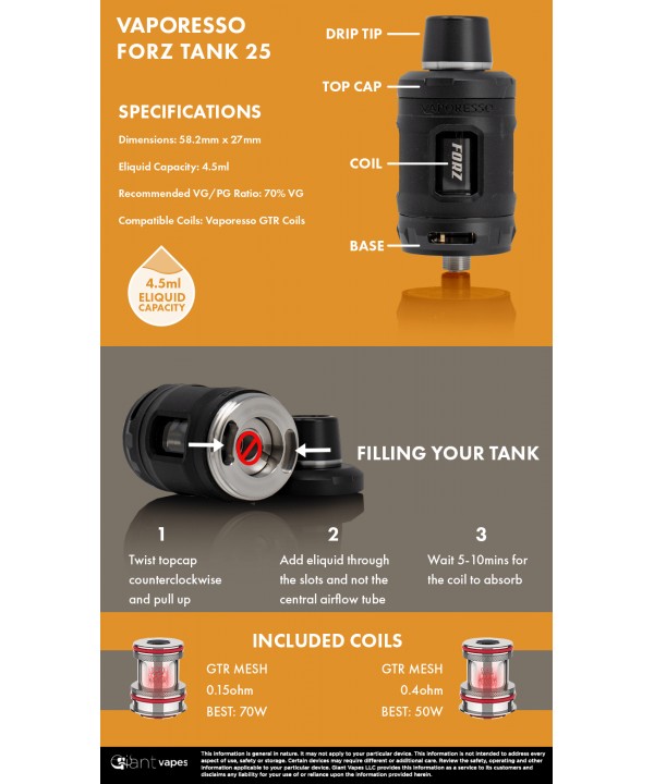 Vaporesso FORZ Tank 25