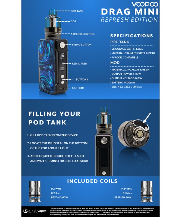 VOOPOO DRAG Mini Refresh Kit