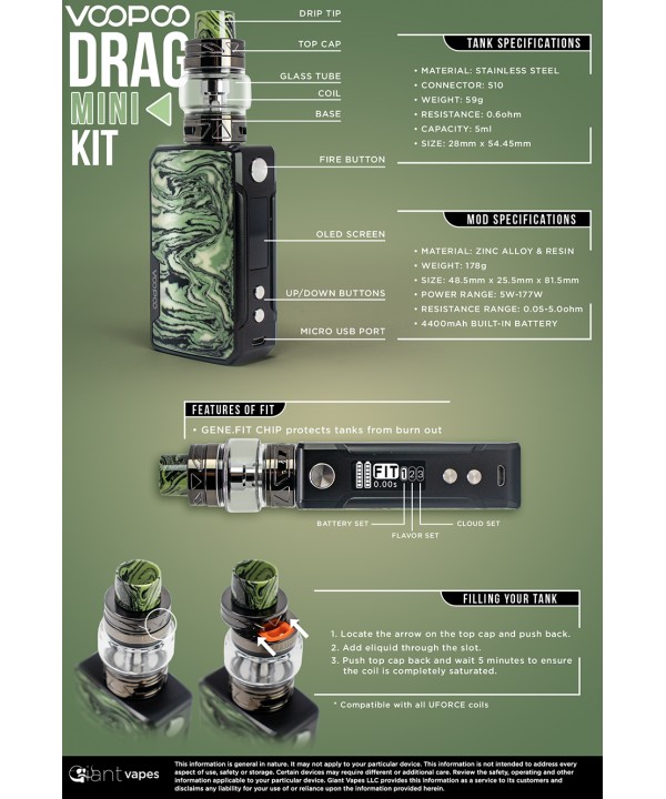 VOOPOO DRAG Mini Kit