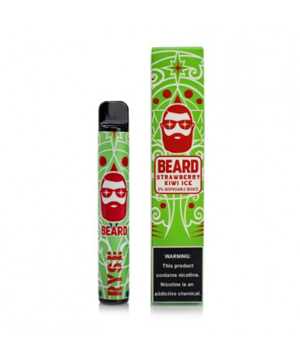 Beard Vape Strawberry Kiwi Ice | 50mg Ryse Bar Dis...