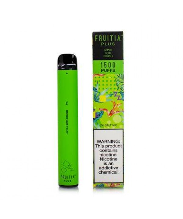 Fruitia Apple Kiwi Crush | 1500 Puff Disposable