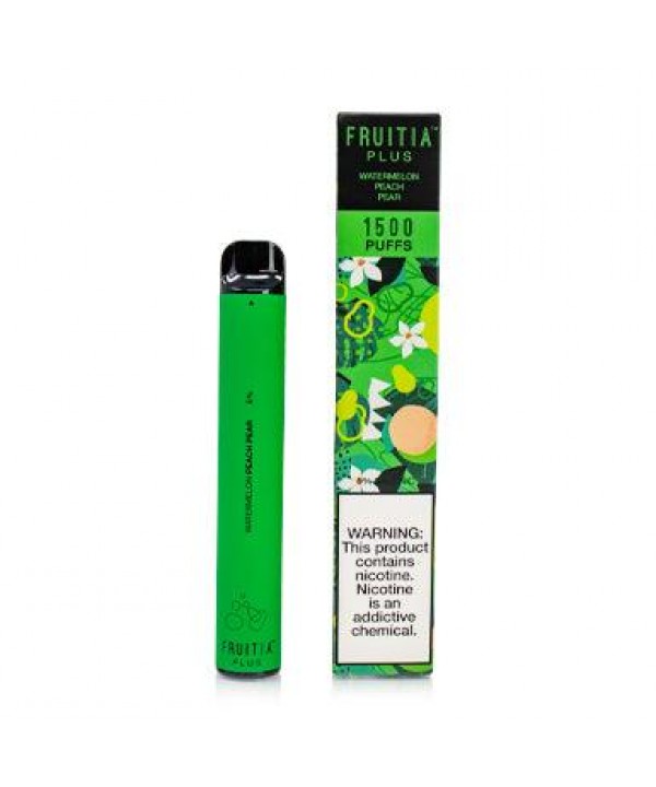 Fruitia Watermelon Peach Pear | 1500 Puff Disposab...