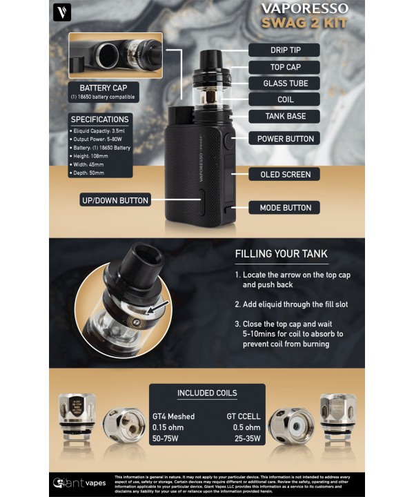 Vaporesso Swag 2 Kit