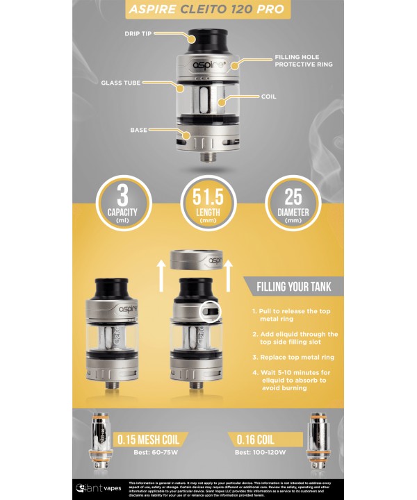 Aspire Cleito 120 Pro Tank