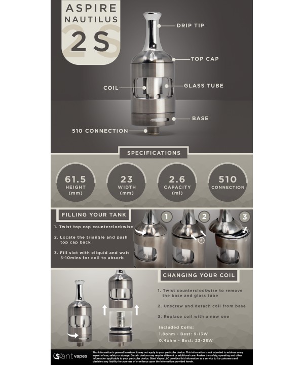 Aspire Nautilus 2S Tank