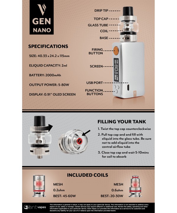 Vaporesso GEN NANO Kit