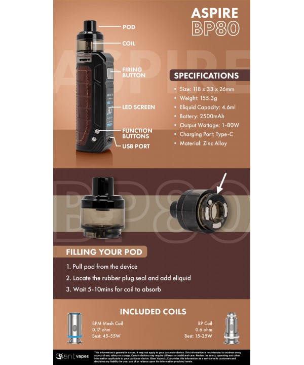 Aspire BP80 Kit